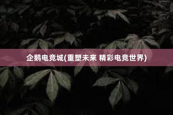 企鹅电竞城(重塑未来 精彩电竞世界)